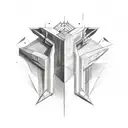 Arrowhead tattoo design idea