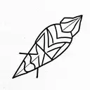 Arrowhead tattoo design idea