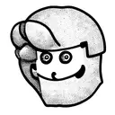 sour patch kid with red beats tattoo design idea