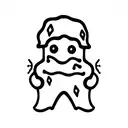 sour patch kid with red beats tattoo design idea