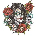 kiss army tattoo design idea