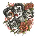 kiss army tattoo design idea