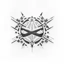 Nike tn logo  tattoo design idea