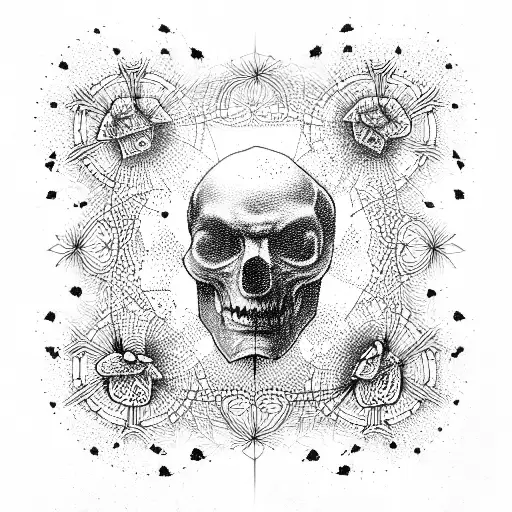 in memory of father's death tattoo design idea