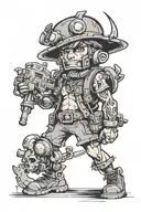 number 13 tattoo design idea