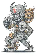 number 13 tattoo design idea