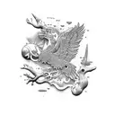 Oregon Coast tattoo design idea