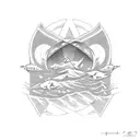 Oregon Coast tattoo design idea