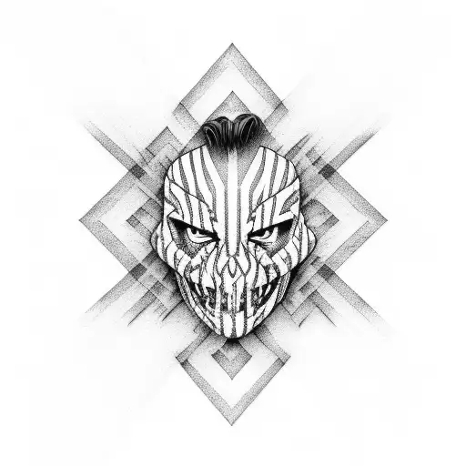 Eddie Van Halen stripes tattoo design idea