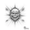 Eddie Van Halen stripes tattoo design idea