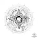 Wiccan Moon Phases tattoo design idea