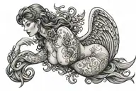 slutty whorish tramp stamp  tattoo design idea