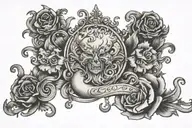slutty whorish tramp stamp  tattoo design idea