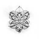 four leaf clover tattoo design idea