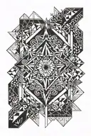 schizophrenia tattoo design idea