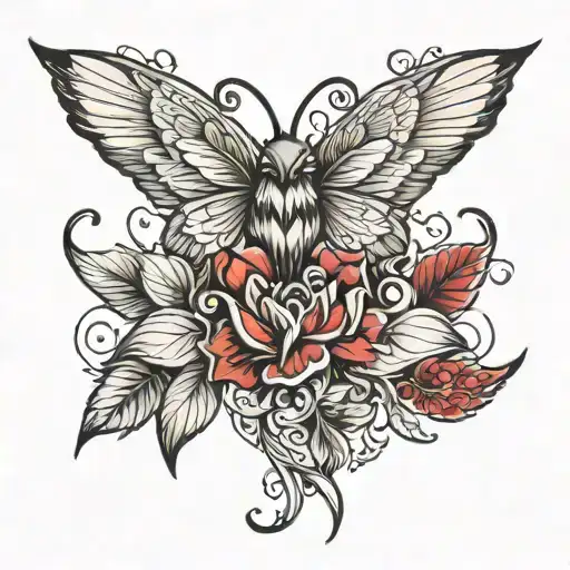 Amore tattoo design idea