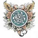 Amore tattoo design idea