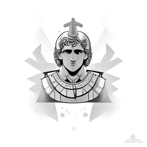 alexander the great tattoo design idea