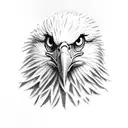 Eagle Albania mountain tattoo design idea