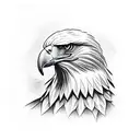 Eagle Albania mountain tattoo design idea