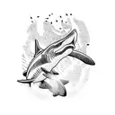 shark tattoo design idea