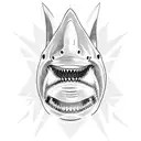 shark tattoo design idea