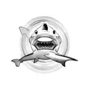 shark tattoo design idea