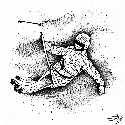 Kite Surfer doc tattoo design idea