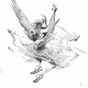 fallin icarus tattoo design idea