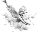 fallin icarus tattoo design idea