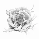 Rose daisy delphiniums  tattoo design idea
