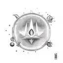  Aquarius constelation  tattoo design idea