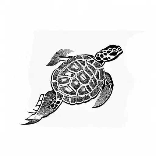 turtle  tattoo design idea