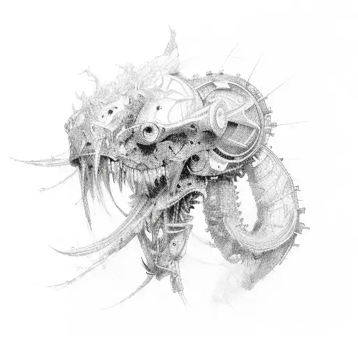 cybersigilism tattoo design idea