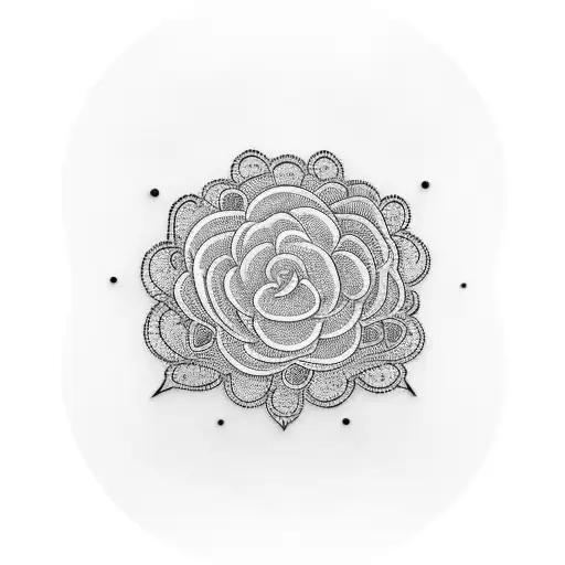 Delicate lace lingerie with a sissy symbol tattoo design idea