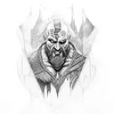 Kratos tattoo design idea