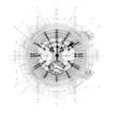 Big Ben under construction  tattoo design idea