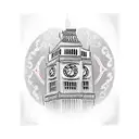 Big Ben under construction  tattoo design idea