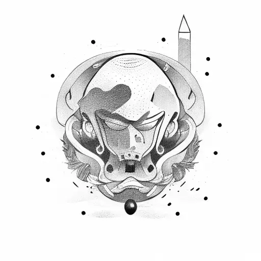 a strong hardworking man tattoo design idea