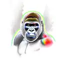 gorilla warrior tattoo design idea