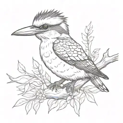 kookaburra  tattoo design idea