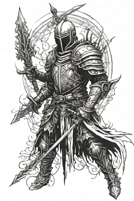 Dark Souls tattoo design idea
