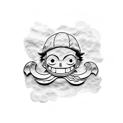 luffy tattoo design idea