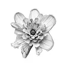daffodil honeysuckle succulent indian paintbrush morel forget me not  tattoo design idea