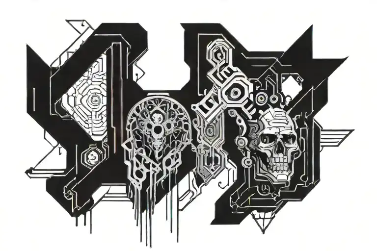 Gangster Boss He also tattoo design idea