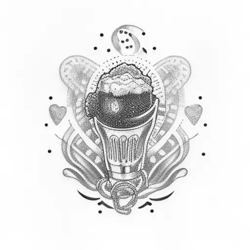 best friends, corona beer, strawberries, cinema, swimming, bridge tattoo design idea