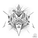 surf tattoo design idea