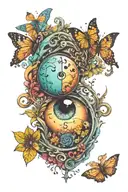 Semicolon tattoo design idea