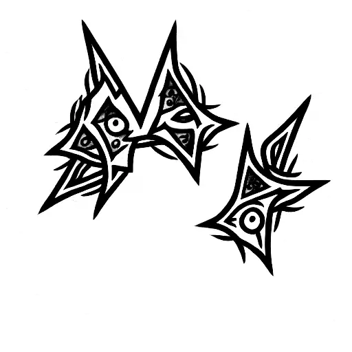Blue exorcist tattoo design idea