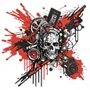 underground tattoo design idea